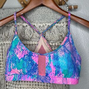 Salty Honey VENOM Pink Snakeprint Bikini top